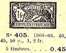 catalogue maury 1914- page 56 cotation des Merson